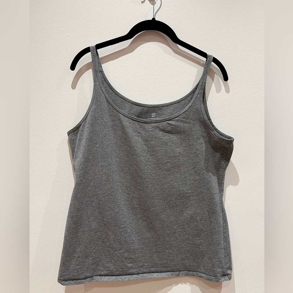 NY&C Grey Tank Top Size XL